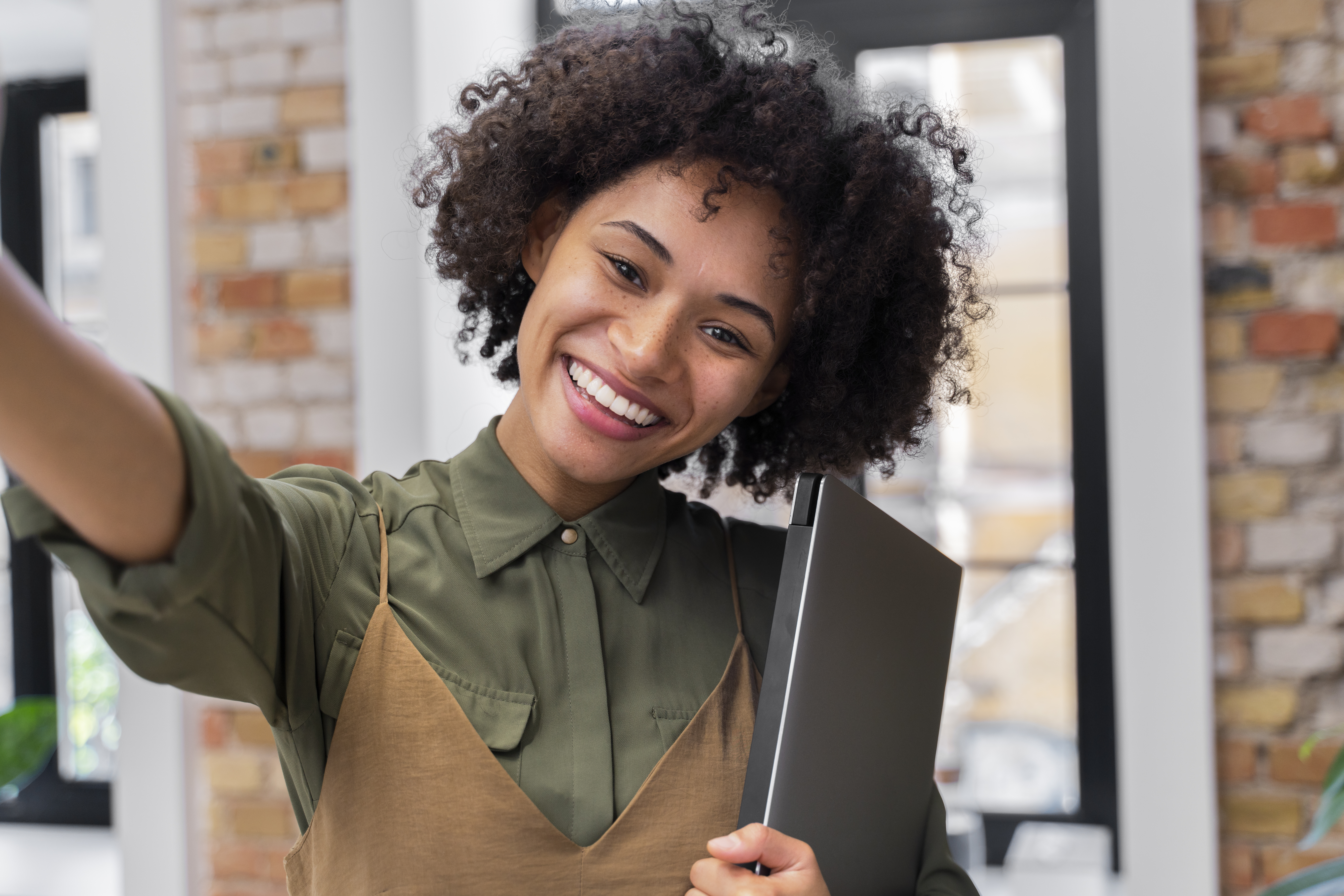 Empreendedor satisfeito